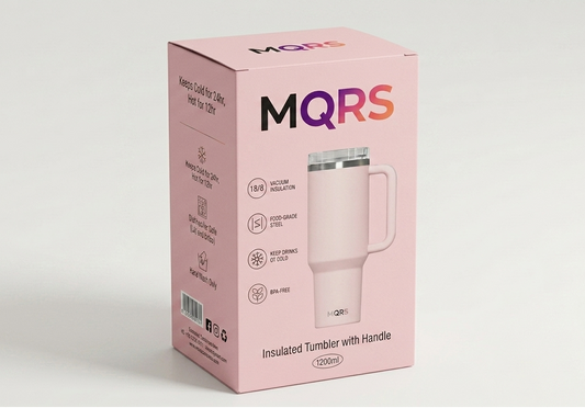MQRS Premium Insulated Tumbler with Handle, 1200ml