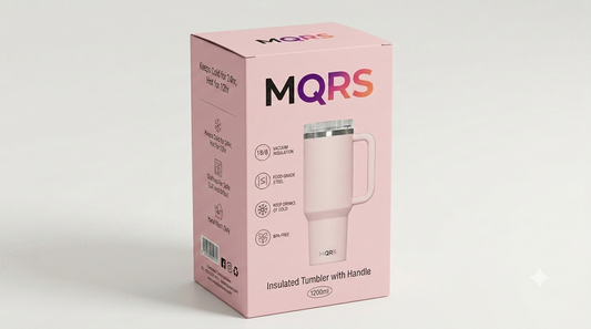 MQRS Premium Insulated Tumbler with Handle, 1200ml